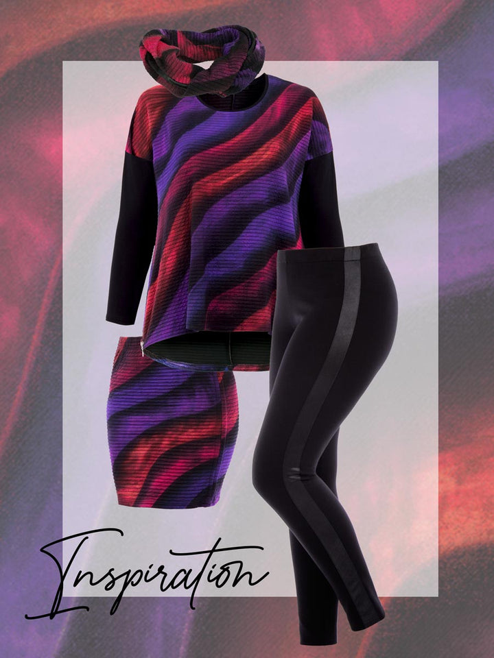 Cacheur Print Jacquard