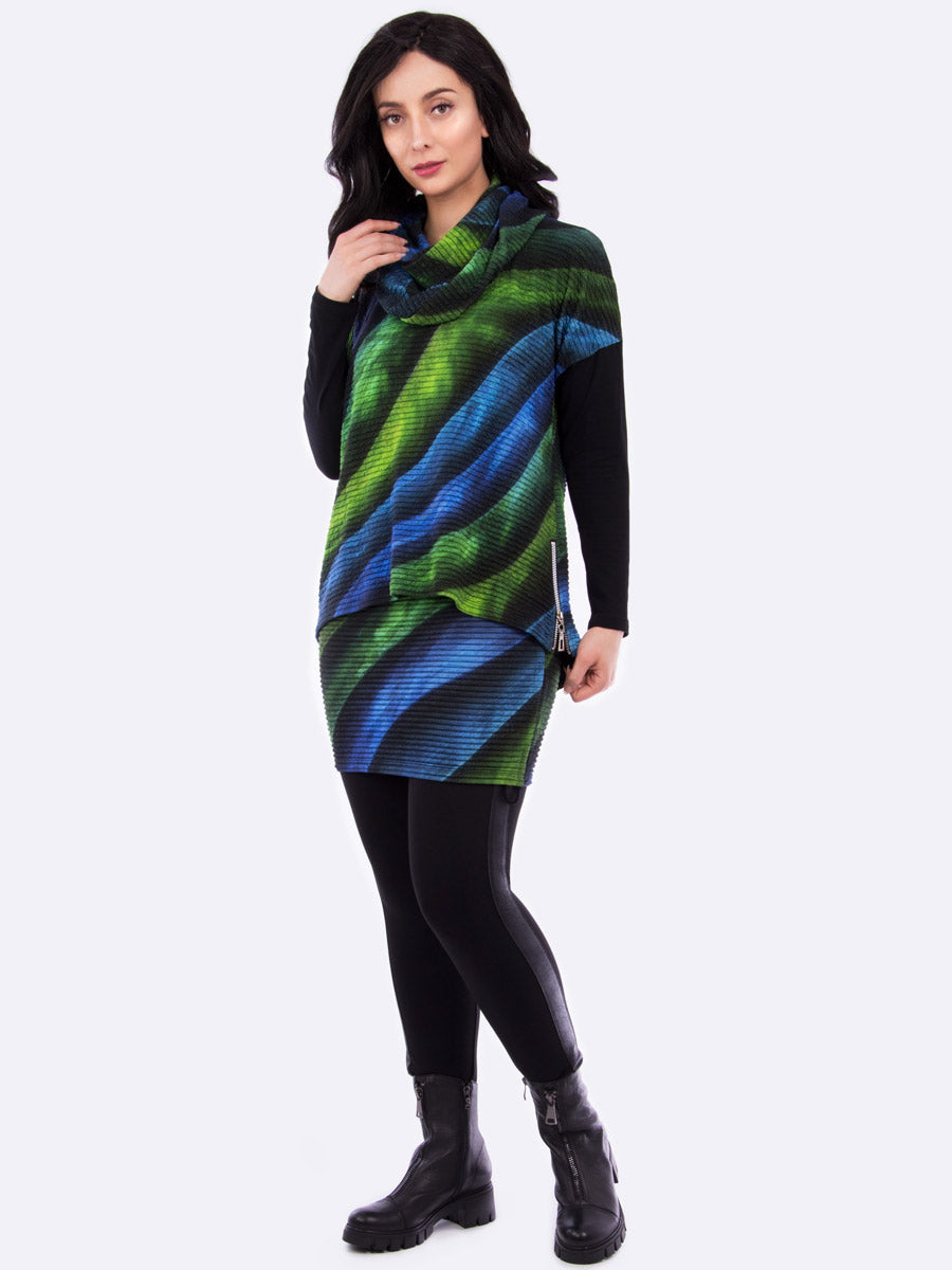 Cacheur Print Jacquard