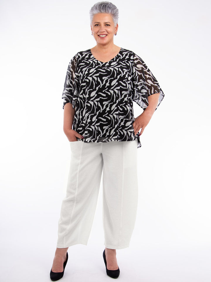 Bluse Mabel 2-in-1 Print